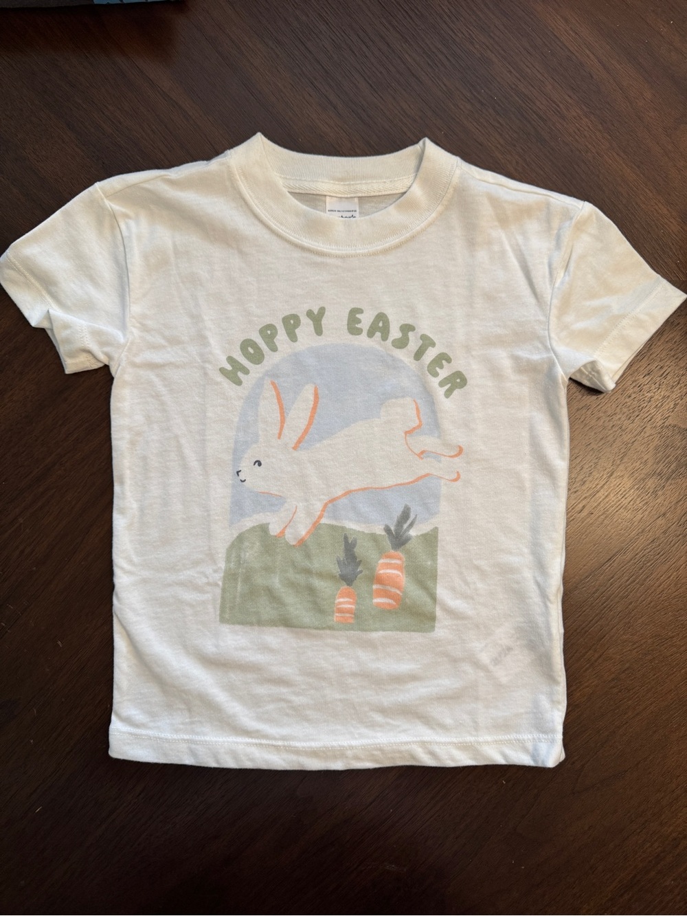 Carter's White 'Hoppy Easter' Bunny Graphic Tee | 2T
